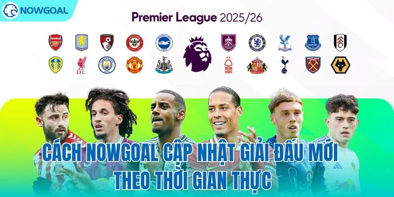 Theo dấu mọi giải đấu mới theo từng giây